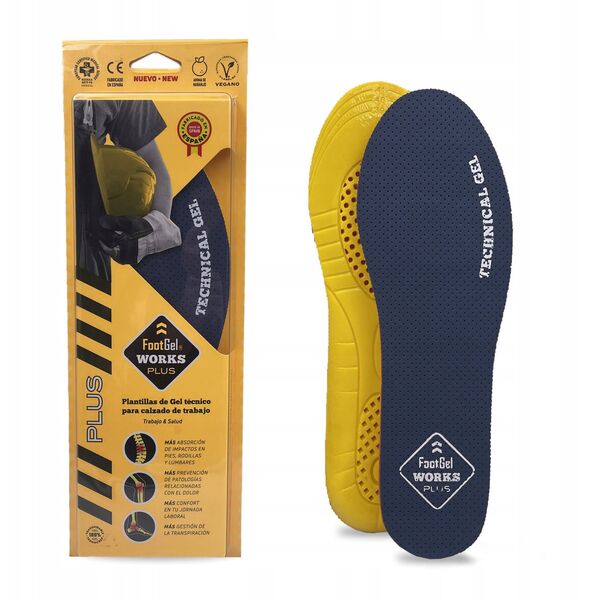 Μηχανικά Wear Vidpadžiai Footgel Works Plus XXL, dydis 48-52 14000619 602561572189