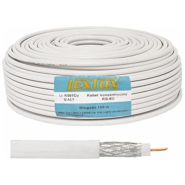 Kabel Lexton KABEL ANTENOWY KONCENTRYCZNY LXK501CU