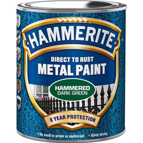 Hammerite Σφυρήλατο Βερνίκι - Σκούρο Πράσινο - 250 ml.
