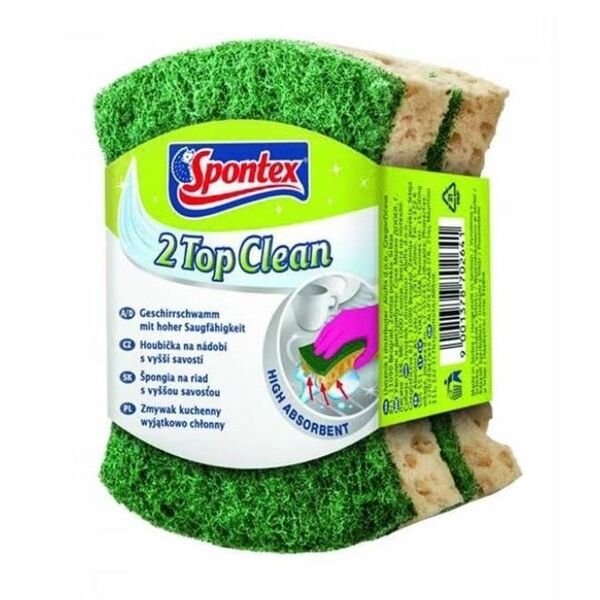 SPONTEX ΣΦΟΥΓΓΑΡΙΑ TOP CLEAN. 2 ΤΕΜ