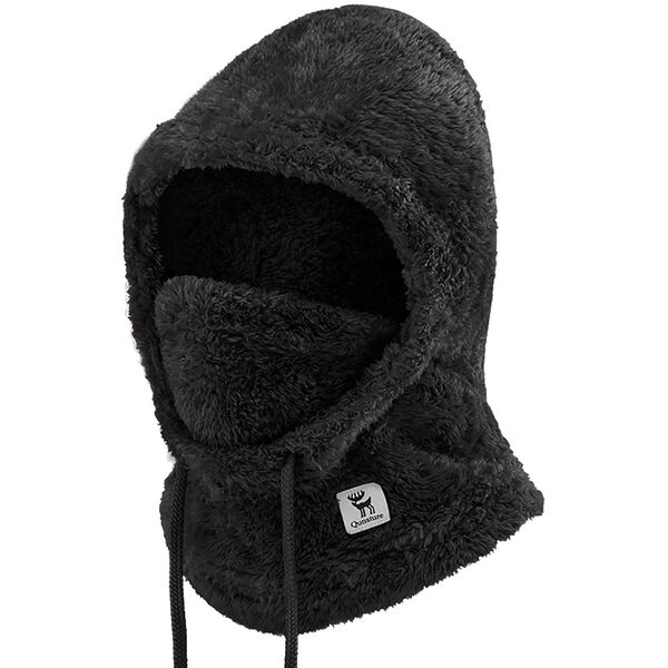 Μπαλακλάβα σκι Qunature Arctic Velvet μέγεθος M - μαύρη