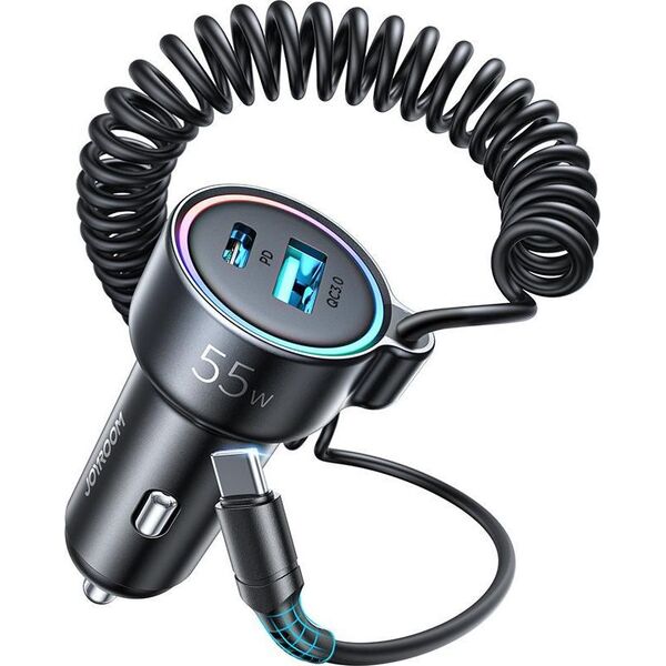 Ładowarka Joyroom JR-CL07 1x USB-A 1x USB-C 3.4 A  (6941237172860)