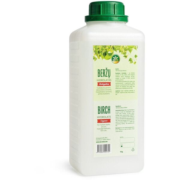 META ORGANIC BIRCH HYDROLATE 1KG