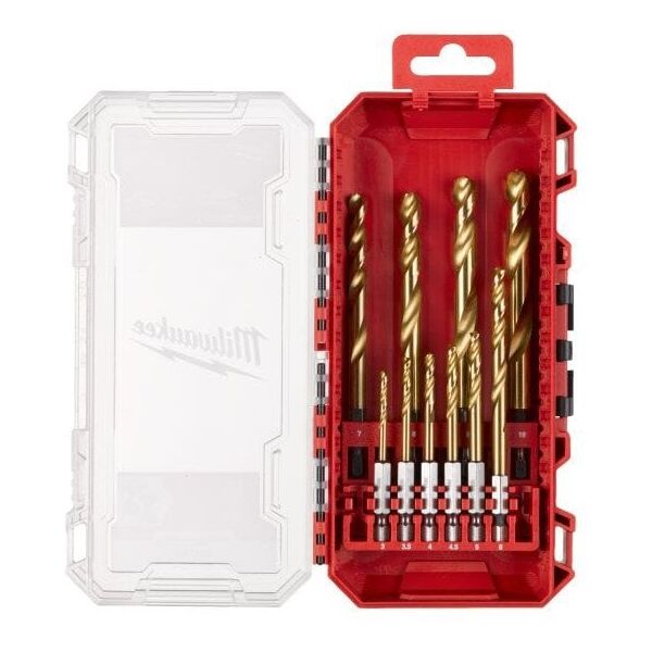 Τρυπάνι Milwaukee Τρυπάνι Milwaukee 48894759 για μέταλλο Swave HSS-G Tin χρυσό σετ 10 τεμαχίων