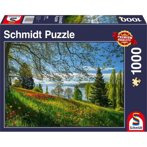 Schmidt Spiele Puzzle PQ 1000 Wyspa kwitnących tulipanów G3