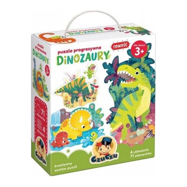 Czuczu Puzzle progresywne - Dinozaury