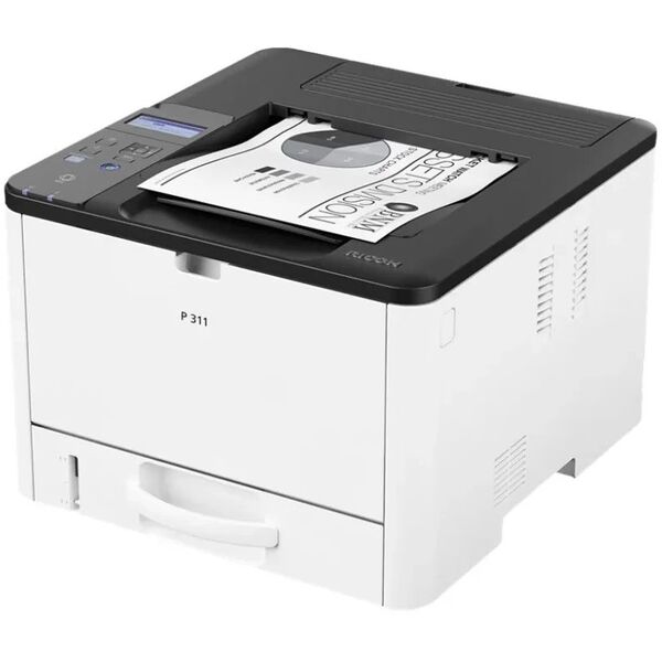 Εκτυπωτής Ricoh 311 - ασπρόμαυρος - Διπλής όψης - Laser - A4/Legal - 1200 x 1200 dpi - έως 32 σελίδες/λεπτό - Χωρητικότητα: 300 φύλλα - USB 2.0, Gigabit LAN, NFC, USB 2.0-Host