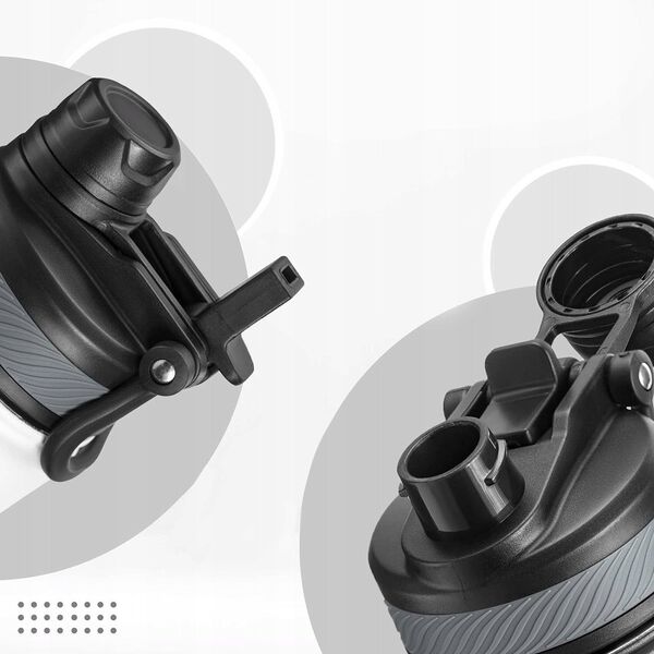 Θερμός RockBros 35210029002 ποδηλάτου για ποτά 650 ml - μαύρο