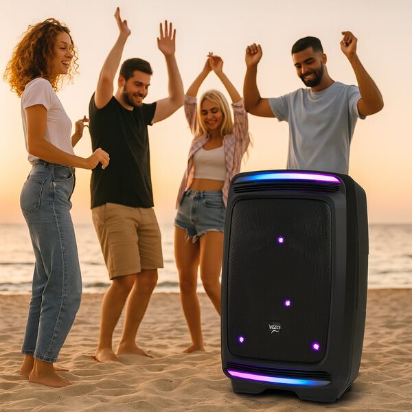 V-TONE OrionX 14 ACCU kolumna aktywna akumulatorowa czarna Bluetooth TWS USB AUX FM DSP