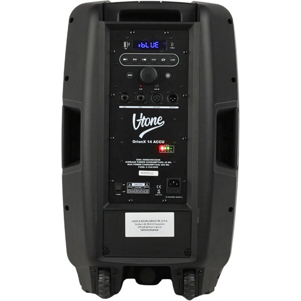 V-TONE OrionX 14 ACCU kolumna aktywna akumulatorowa czarna Bluetooth TWS USB AUX FM DSP