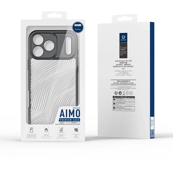Etui Dux Ducis Aimo na iPhone 17 Pro – czarne