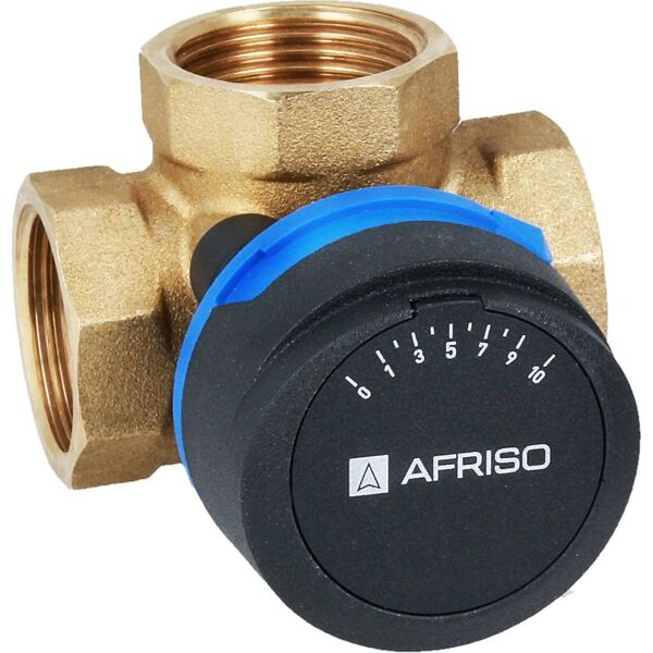 Afriso 3-drogowy obrotowy zawór mieszający ARV 384 ProClick, DN25, Rp1", Kvs 10 (1338410)