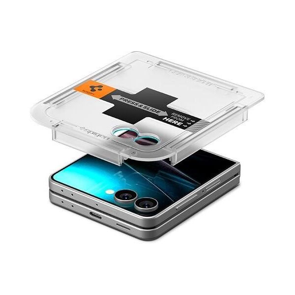 SZKŁO HARTOWANE SPIGEN GLAS.TR "EZ FIT" HD GALAXY Z FLIP 7 CLEAR