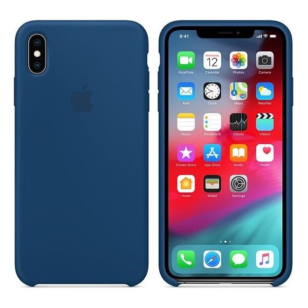 Apple Apple iPhone XS Max Silicone Case burzowy błękit