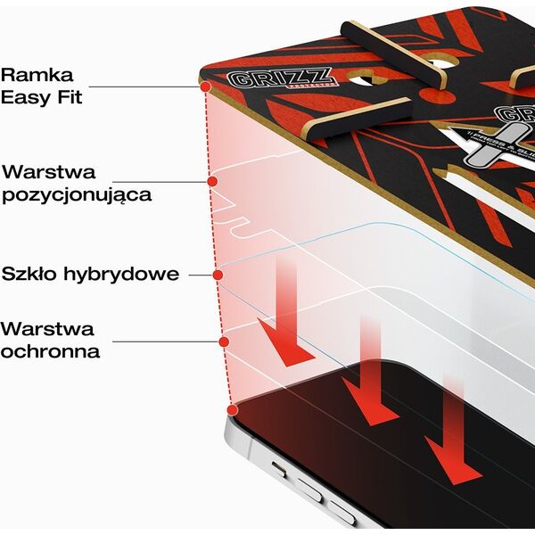 GrizzGlass Szkło hybrydowe GrizzGlass HybridGlass Easy do Ulefone Armor 24