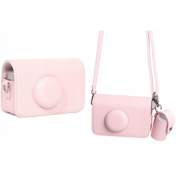 Futerał Etui Pokrowiec na Aparat + Kliszę do Kodak EKTAR H35 / H35N / ULTRA F9 / Różowy