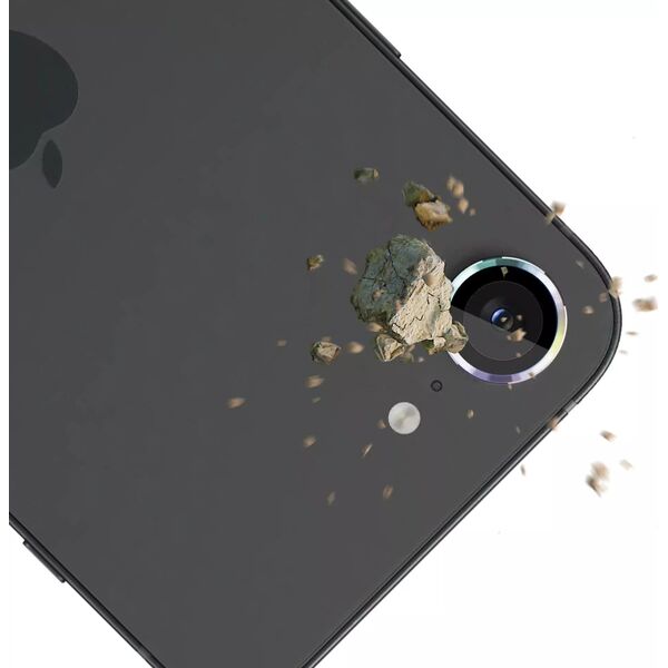 Szkło Hartowane na Obiektyw Aparatu do iPhone 16e 3mk Lens Protection Pro Rainbow