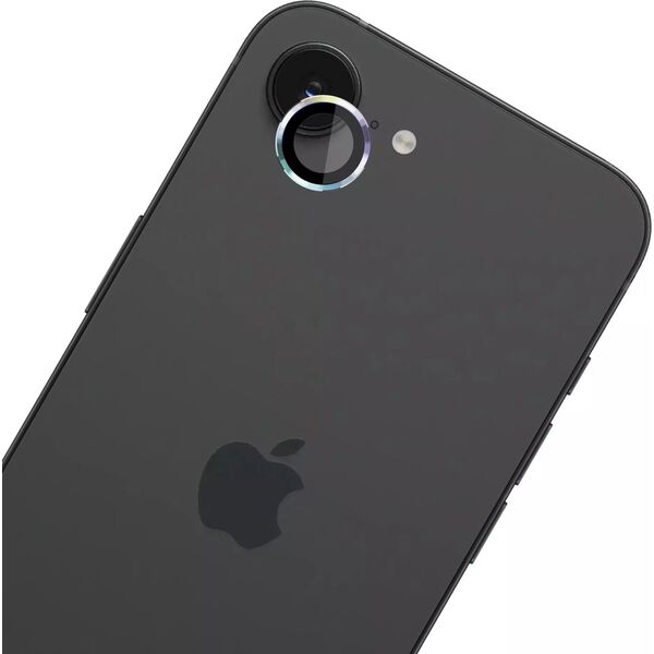 Szkło Hartowane na Obiektyw Aparatu do iPhone 16e 3mk Lens Protection Pro Rainbow