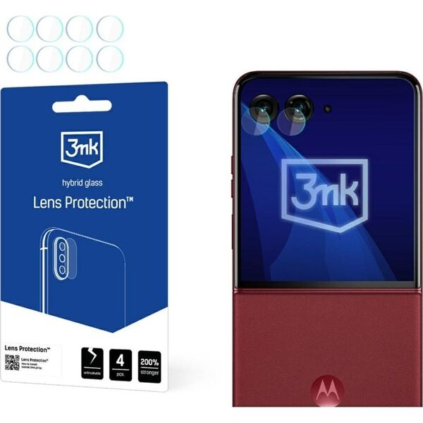 Ochrona na obiektyw aparatu 3MK Lens      Protect do Motorola Razr 60 Ultra 4szt