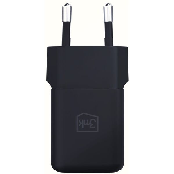 Ładowarka sieciowa 3MK Hyper GaN Charger 20W 1xUSB-A 1XUSB-C PD QC4+ czarny