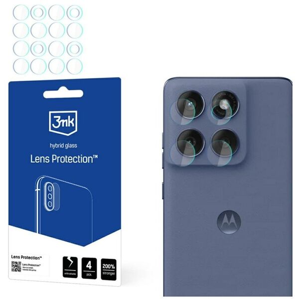 Ochrona na obiektyw aparatu 3MK Lens     Protect do Motorola Edge 60 Fusion 4szt