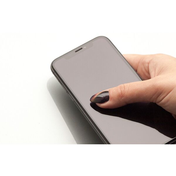 Etui Clear Case + Szkło prywatyzujące 3mk ComfortDuo iPhone 15 Pro