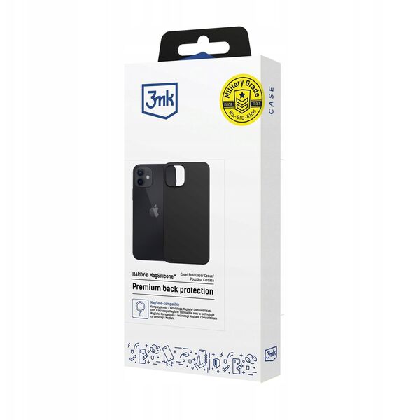 Etui 3MK Hardy MagSilicone do Apple      iPhone 12 czarny