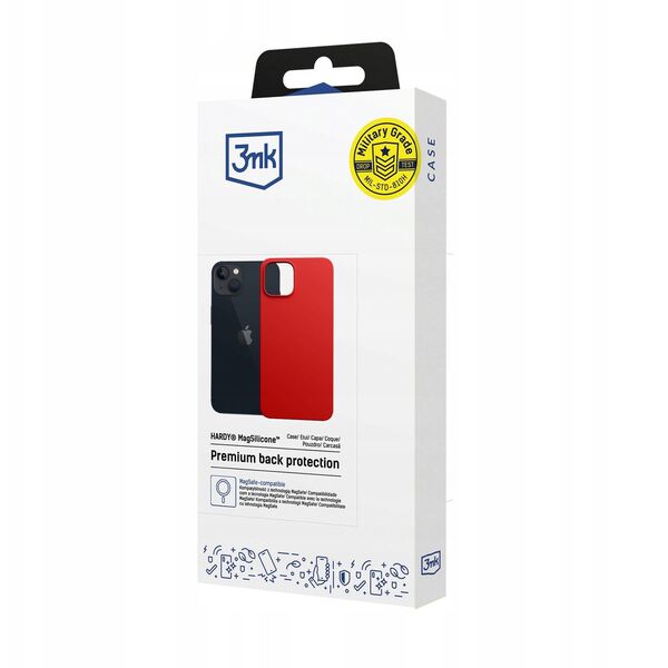Etui 3MK Hardy MagSilicone do Apple      iPhone 14 Plus czerwony