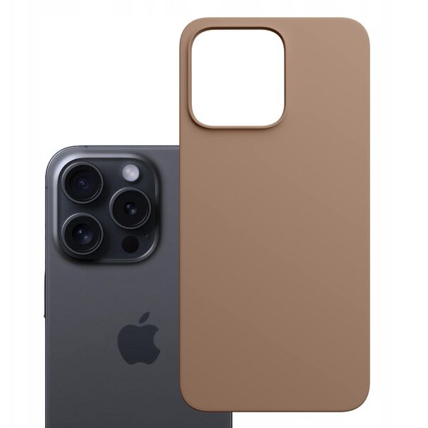 Etui 3MK Hardy MagSilicone do Apple      iPhone 15 Pro Max ciemnozłoty