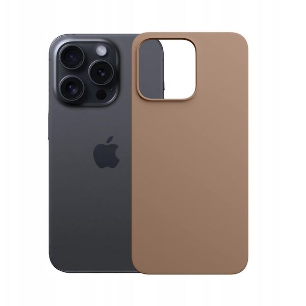Etui 3MK Hardy MagSilicone do Apple      iPhone 15 Pro Max ciemnozłoty
