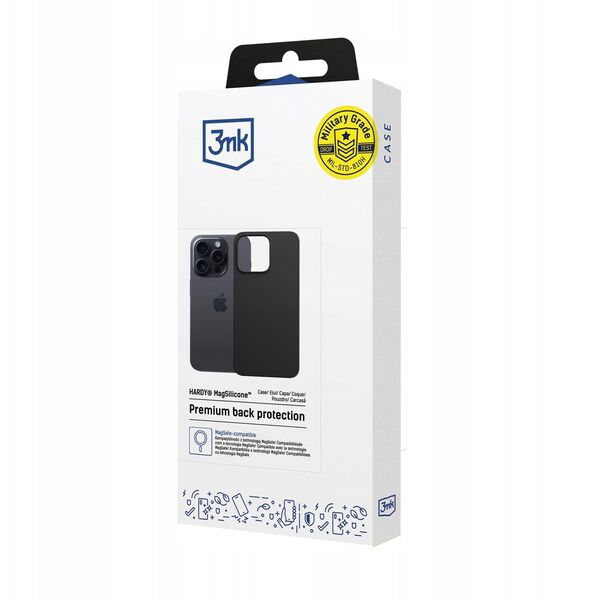 Etui 3MK Hardy MagSilicone do Apple      iPhone 16 Pro grafitowy