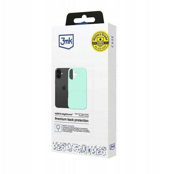 Etui 3MK Hardy MagSilicone do Apple      iPhone 16 morski