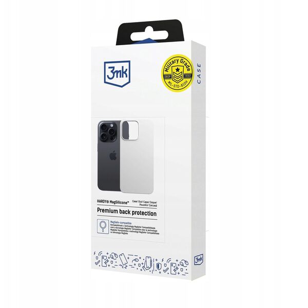 Etui 3MK Hardy MagSilicone do Apple      iPhone 16 Pro Max biały