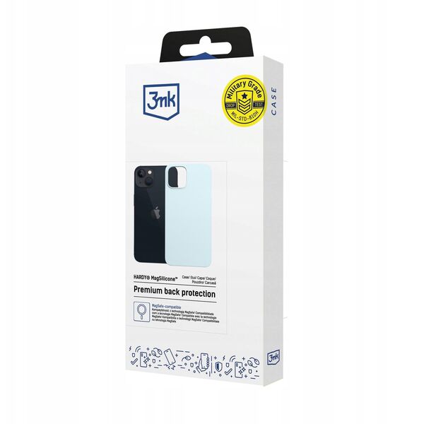 Etui 3MK Hardy MagSilicone do Apple      iPhone 15 Plus niebieski