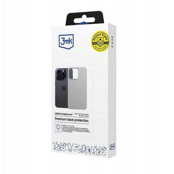 Etui 3MK Hardy MagSilicone do Apple      iPhone 16 Pro Max tytanowy