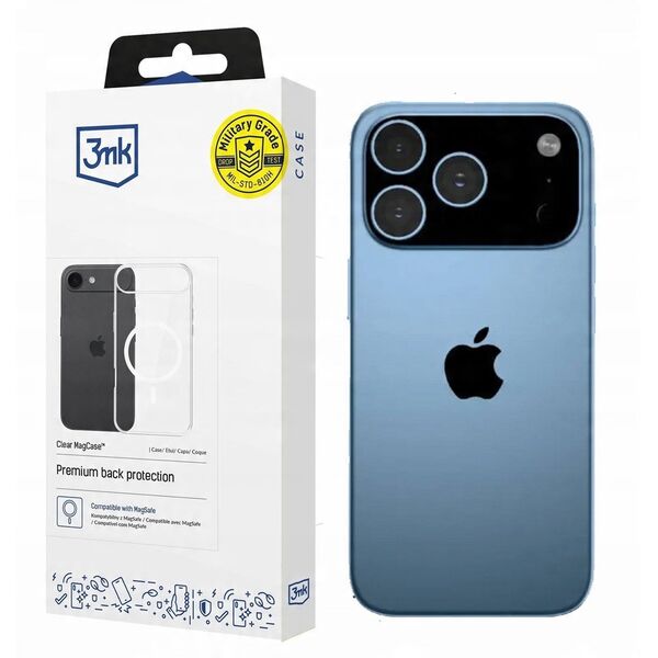 3mk Clear MagCase pro Apple iPhone 17 Pro