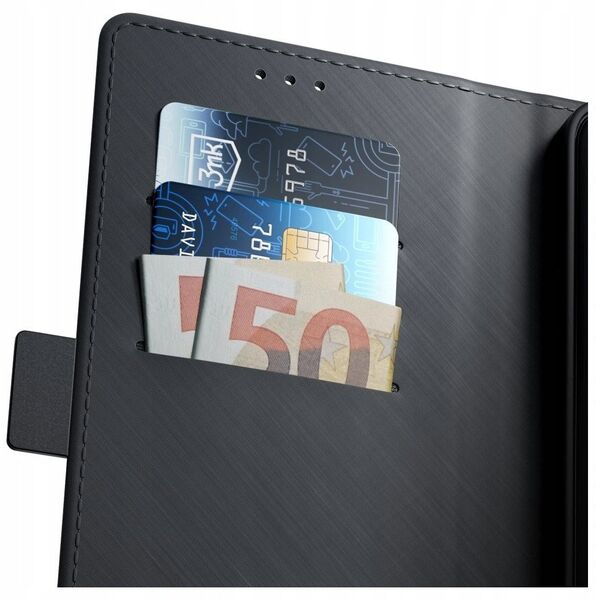 Etui z klapką 3MK Wallet Case do Xiaomi Redmi Note 14 4G czarny