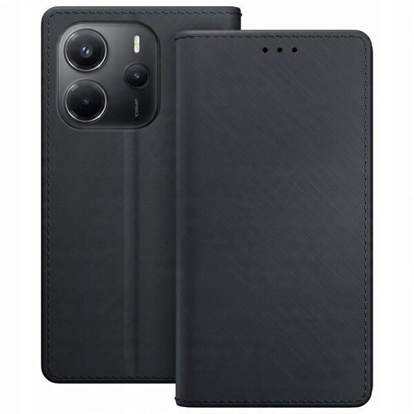 Etui z klapką 3MK Wallet Case do Xiaomi Redmi Note 14 4G czarny