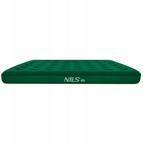 NC2803 MATERAC TURYSTYCZNY DMUCHANY 203X152X22 CM ZIELONY NILS CAMP