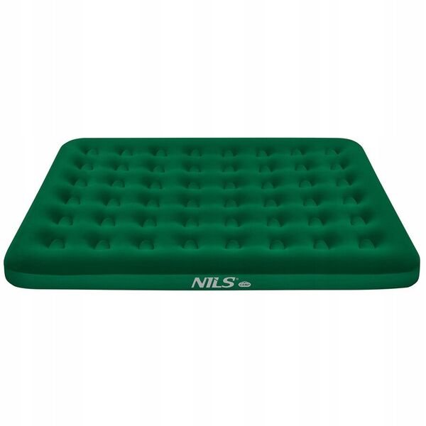 NC2803 MATERAC TURYSTYCZNY DMUCHANY 203X152X22 CM ZIELONY NILS CAMP