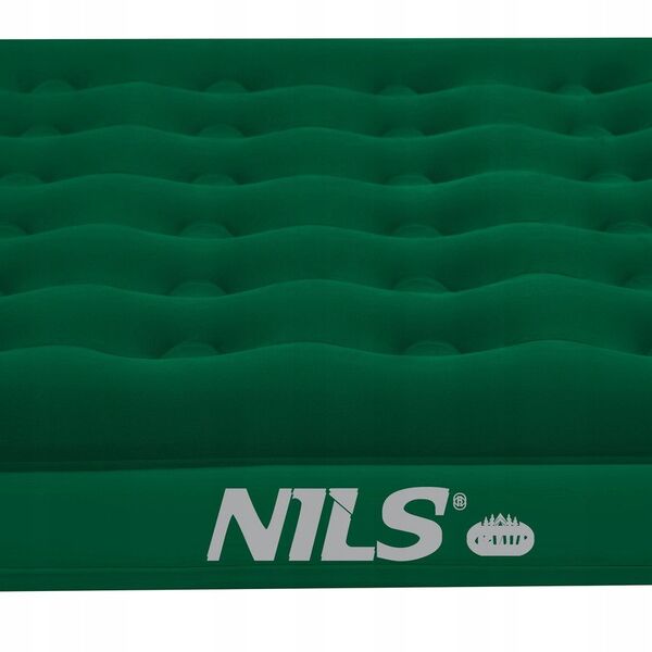 NC2803 MATERAC TURYSTYCZNY DMUCHANY 203X152X22 CM ZIELONY NILS CAMP