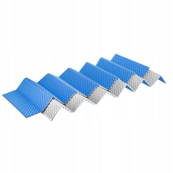NC17103 KARIMATA SKŁADANA TURYSTYCZNA Z PODBICIEM ALUMINIOWYM + XPE 195 CM NIEBIESKA NILS CAMP
