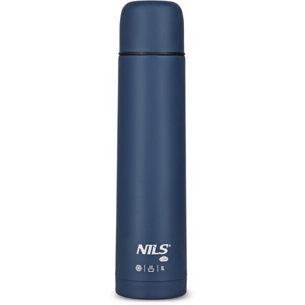 NC3804 TERMOS TURYSTYCZNY 1000 ML NIEBIESKI NILS CAMP