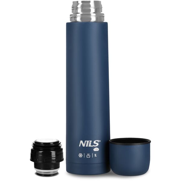 NC3804 TERMOS TURYSTYCZNY 1000 ML NIEBIESKI NILS CAMP