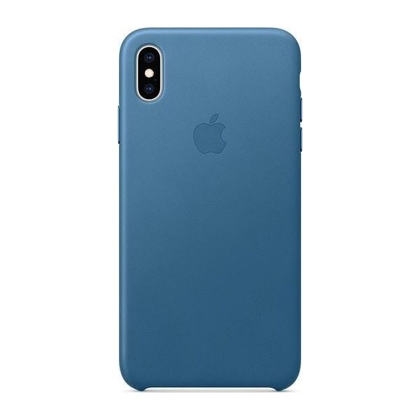 Apple Etui skórzane iPhone XS Max - szary błękit-MTEW2ZM/A