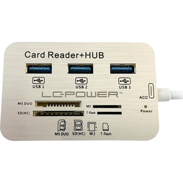 HUB USB LC-Power USB Hub LC-Power USB 3.0 3-Port MULTI extern Typ-C