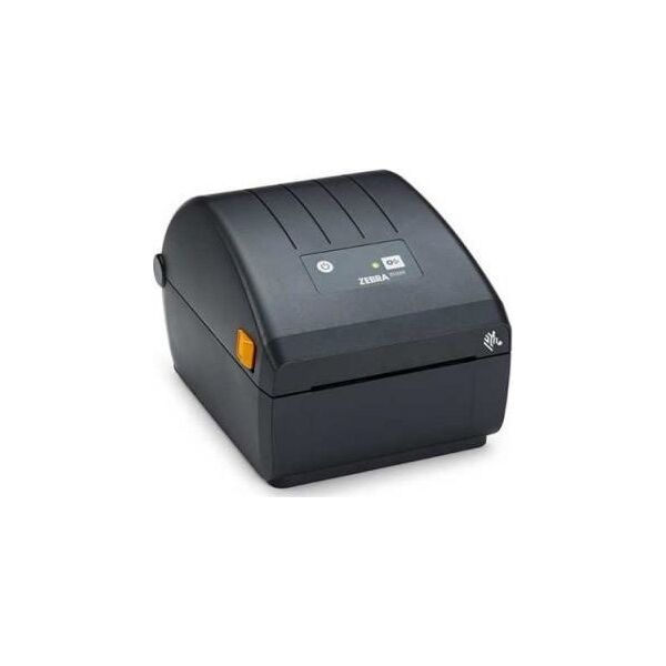 zebra Thermal Transfer Printer (74/300M) ZD230| Standard EZPL, 203 dpi, (wersja europejska) and UK Power Cords, USB, Ethernet, Dispenser (Peeler)
