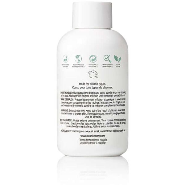 Clean, Ταπιόκα, Ξηρό Σαμπουάν Μαλλιών, Για Όγκο, 56 g Για Γυναίκες