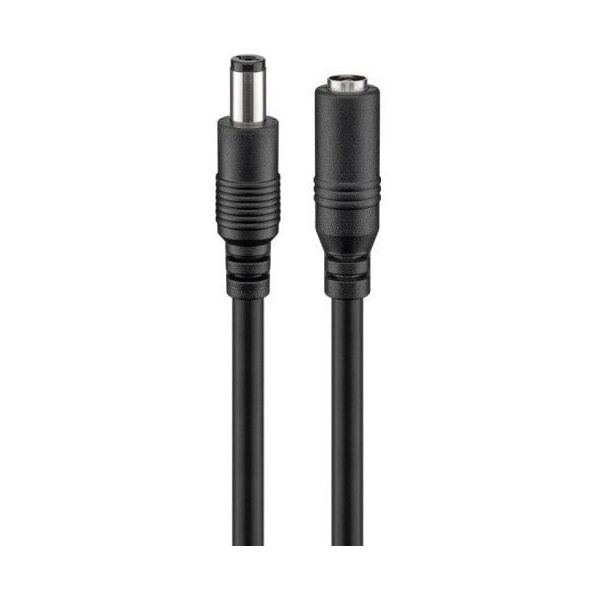 Kabel przedłużający DC, 1,5 m, czarny - Długość kabla 1.5 m