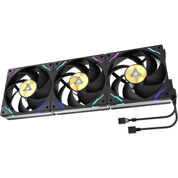 Wentylator Tcomas FC700 PRO Czarny 3-pack